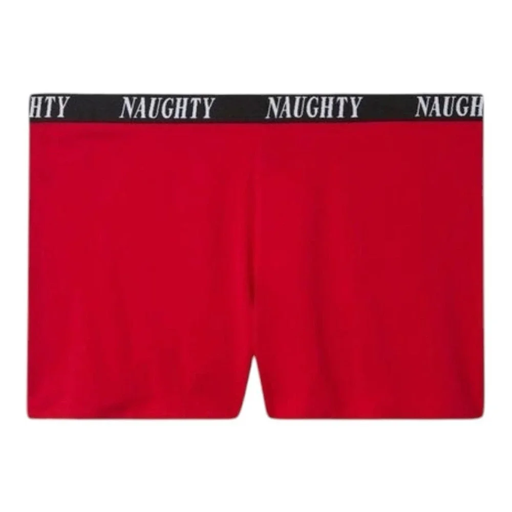 Torrid Women's Cotton Mid Rise Shortie Naughty Logo‎ Panty Size L
